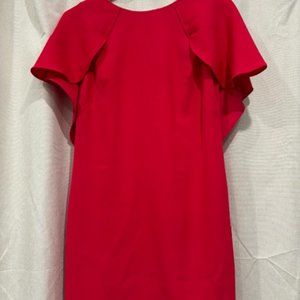 Calvin Klein Mini Caplet Shift Dress